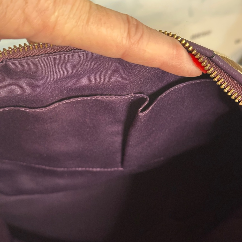 Coach Signature Stripe Convertible Hobo. - Picture 14 of 14